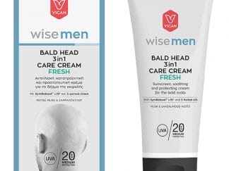 Vican Wise Men Bald Head 3 in 1 Care Cream Fresh Αντιηλιακή, Καταπραϋντική & Προστατευτική Κρέμα για το Δέρμα της Κεφαλής 100ml