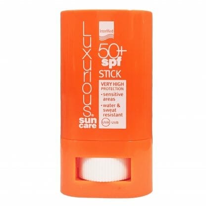Luxurious Suncare Stick Spf50+ Stick Πολύ Υψηλής Αντηλιακής Προστασίας για τις Ευαίσθητες Ζώνες 16gr