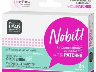 Pharmalead Nobit Insect Repellent Patches Εντομοαπωθητικά Αυτοκόλλητα για Σκνίπες & Κουνούπια 24 Τεμάχια