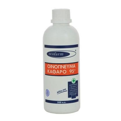 Ecofarm Οινόπνευμα Καθαρό 95° 1 Τεμάχιο - 350ml