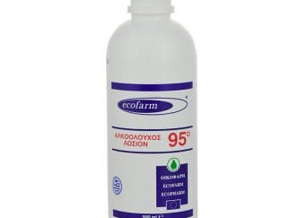 Ecofarm Αλκοολούχος Λοσιόν 95° 1 Τεμάχιο - 500ml