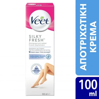 Veet Silky Fresh Αποτριχωτική Κρέμα για Ευαίσθητες Επιδερμίδες 100ml