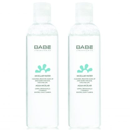 Babe Essentials Πακέτο Προσφοράς Micellar Water Μικυλλιακό Νερό Καθαρισμού & Ντεμακιγιάζ για Πρόσωπο, Μάτια, Χείλη 2x250ml
