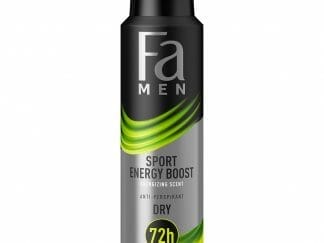 Fa Men Sport Energy Boost Anti Persprorant Spray Ανδρικό Αποσμητικό 72h Προστασίας με Αναζωογονητικό Άρωμα 150ml