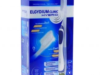 Elgydium Clinic Hybrid Ηλεκτρική Οδοντόβουρτσα για Ευαίσθητα Ούλα 1 Τεμάχιο - μπλέ