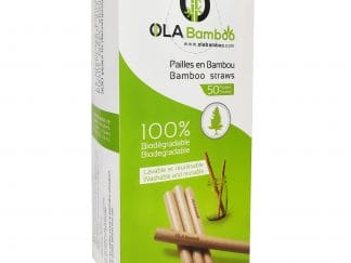 OLABamboo Straws Καλαμάκια Από Μπαμπού 50 Τεμάχια