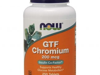 Now Foods GTF Chromium 200mcg Yeast Free Vegetarian Συμπλήρωμα Διατροφής που Ρυθμίζει τα Επίπεδα Γλυκόζης στο Αίμα 250 tabs