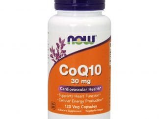 Now Foods CoQ10 30mg Συμπλήρωμα Διατροφής για Υγιές Καρδιαγγειακό Σύστημα με Αντιοξειδωτική Δράση 120 Vegcaps