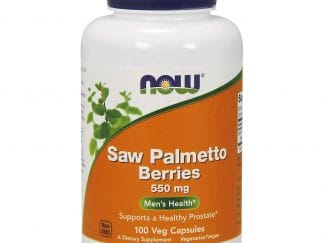 Now Foods Saw Palmetto Berries 550mg Συμπλήρωμα Διατροφής που Ανακουφίζει από τα Συμπτώματα του Προστάτη 100 VegCaps