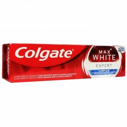 Colgate Max White Expert Complete Λευκαντική Οδοντόκρεμα για Δόντια Καθαρά & Ορατά Λευκότερα στη Στιγμή 75ml