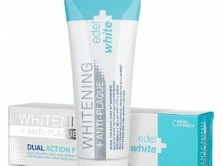 Edel Whitening & Anti Plaque Toothpaste Οδοντόκρεμα για Εκθαμβωτικά Λευκά Δόντια & Προστασία Κατά τη Διάρκεια της Ημέρας 95gr