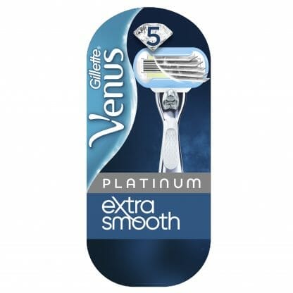 Gillette Venus Platinum Extra Smooth Γυναικεία Ξυριστική Μηχανή & 1 Ανταλλακτικό