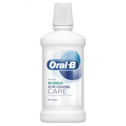 Oral-B Gum & Enamel Care Fresh Mint Mouthwash Στοματικό Διάλυμα για Ενδυνάμωση των Ούλων & Ενίσχυση του Σμάλτου 500ml