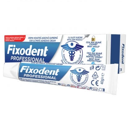 Fixodent Professional Στερεωτική Κρέμα για Τεχνητές Οδοντοστοιχίες 40gr