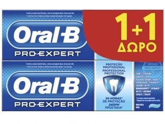 Oral-B Πακέτο Προσφοράς Pro-Expert Thoothpaste Οδοντόκρεμα Πολλαπλής Προστασίας με Δροσερή Γεύση Μέντας 2x75ml 1+1 Δώρο