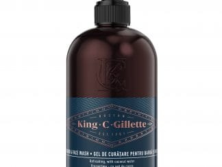 Gillette King C Beard & Face Wash Gel Ανδρικό Gel Καθαρισμού για τα Γένια & το Πρόσωπο με Νερό Καρύδας 350ml