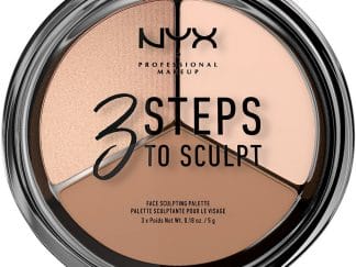 Nyx 3 Steps to Sculpt Face Sculpting Palette Παλέτα για Γωνίες, Κοψίματα και Φωτοσκιάσεις στο Πρόσωπο 5gr - Fair