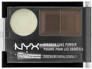 Nyx Eyebrow Cake Powder Πούδρα Φρυδιών για τον Τέλειο Σχηματισμό τους 2.65gr - Dark Brown/Brown