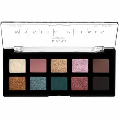 Nyx Mystic Petals Shadow Palette Παλέτα Σκιών που Περιλαμβάνει 10 Σκιές με Πλούσιο Χρώμα 1 Τεμάχιο