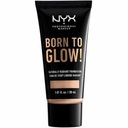Nyx Born To Glow Naturally Radiant Foundation Χαρίζει Μέτρια Κάλυψη και Φυσικό Φωτεινό Αποτέλεσμα που Διαρκεί 30ml - Vanilla