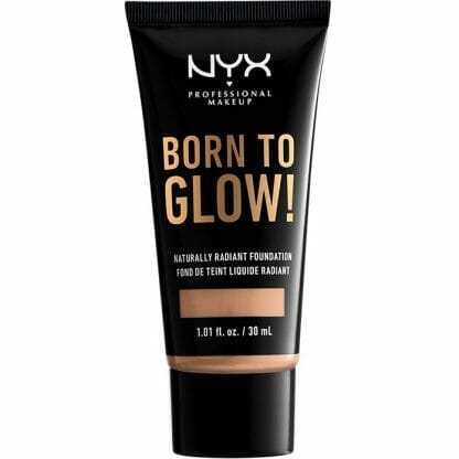 Nyx Born To Glow Naturally Radiant Foundation Χαρίζει Μέτρια Κάλυψη και Φυσικό Φωτεινό Αποτέλεσμα που Διαρκεί 30ml - NATURAL