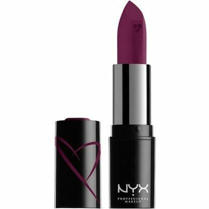 Nyx Shout Loud Satin Lipstick Σατινέ Κραγιόν με Πλούσιο Χρώμα 3,5gr - Into The Night