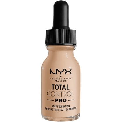 Nyx Total Control Pro Drop Foundation Δίνει στο Δέρμα Φυσικό Υγιές Φινίρισμα Απαλύνοντας τις Ατέλειες 13ml - Alabaster