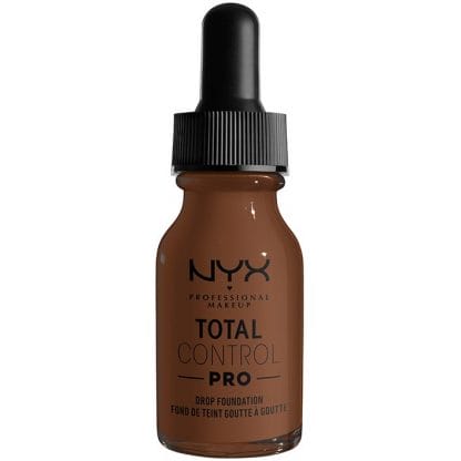 Nyx Total Control Pro Drop Foundation Δίνει στο Δέρμα Φυσικό Υγιές Φινίρισμα Απαλύνοντας τις Ατέλειες 13ml - Deep Rich