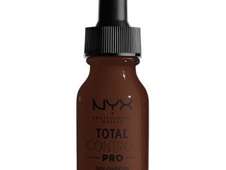 Nyx Total Control Pro Drop Foundation Δίνει στο Δέρμα Φυσικό Υγιές Φινίρισμα Απαλύνοντας τις Ατέλειες 13ml - Deep Ebony