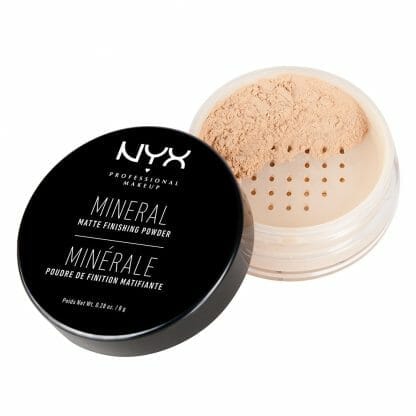 Nyx Mineral Finishing Powder Ορυκτή Πούδρα για Τέλειο Φινίρισμα και Λαμπερή Επιδερμίδα 8gr - Light/ Medium