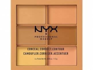 Nyx Conceal Correct Contour Palette Καλύπτει τις Ατέλειες, Εξουδετερώνει τις Δυσχρωμίες και Τονίζει τα Χαρακτηριστικά 1.5gr - Medium