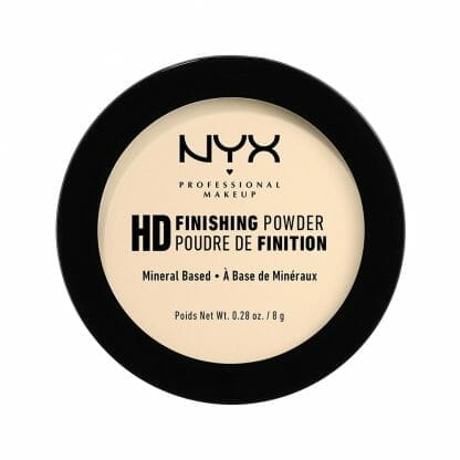 Nyx Professional Makeup High Definition Finishing Powder Μεταξένια Πούδρα που Χαρίζει Ματ Όψη στην Επιδερμίδα 8gr - Banana