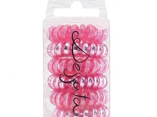 Dessata Hair Ties Fucksia Metal Λαστιχάκια Μαλλιών 6 Τεμάχια