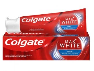 Colgate Max White Optic Οδοντόκρεμα για Λευκότερα Δόντια σε μία Εβδομάδα 75ml