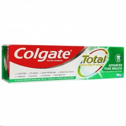 Colgate Total Whole Mouth Health Advanced Pure Breath Οδοντόκρεμα για Υγιές Στόμα & Μοναδική Αίσθηση Δροσερής Αναπνοής 75ml