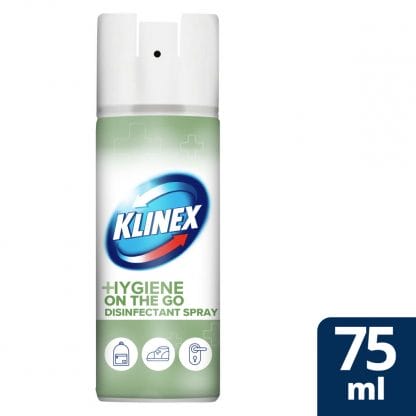 Klinex Hygiene on the go Απολυμαντικό Spray Απολυμαντικό Spray που Εξουδετερώνει το 99,9% των Βακτηρίων και Ιών 75ml