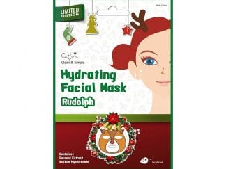 Vican Cettua Limited Edition Hydrating Facial Mask Μάσκα Προσώπου Βαθιάς Ενυδάτωσης σε Προ-τυπωμένο Σχήμα Ρούντολφ 1 Τεμάχιο