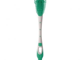 Mam Soft Brush Βούρτσα Καθαρισμού Μπιμπερό & Θηλών με Ιδιαίτερα Μαλακές Τρίχες Κωδ 430, 1 Τεμάχιο - πράσινο