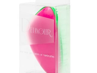 Detangler Brush Fuchsia, Lime Βούρτσα που Ξεμπερδεύει τα Μαλλιά Γρήγορα & Χωρίς Κόπο 1 Τεμάχιο