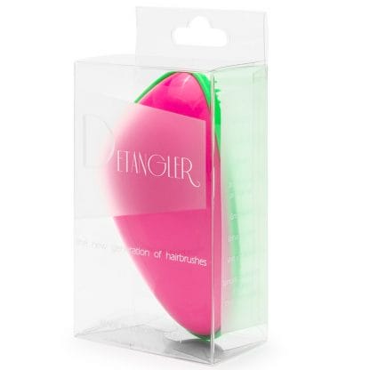Detangler Brush Fuchsia, Lime Βούρτσα που Ξεμπερδεύει τα Μαλλιά Γρήγορα & Χωρίς Κόπο 1 Τεμάχιο