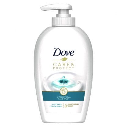 Dove Care & Protect Hand Wash Refill Ενυδατικό Υγρό Σαπούνι Χεριών με Αντιβακτηριακό Συστατικό 250ml