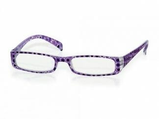 Eyelead Γυαλιά Διαβάσματος Unisex Μωβ Πουά, με Κοκκάλινο Σκελετό E129 - 2,50