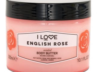 I love... English Rose Body Butter Θρεπτική Κρέμα Σώματος με Εκχυλίσματα Φρούτων για Πλούσια Ενυδάτωση Όλη Μέρα 300ml