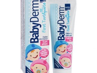 Babyderm First Toothpaste Για τον Καθαρισμό και την Προστασία των Πρώτων Βρεφικών Δοντιών 50ml