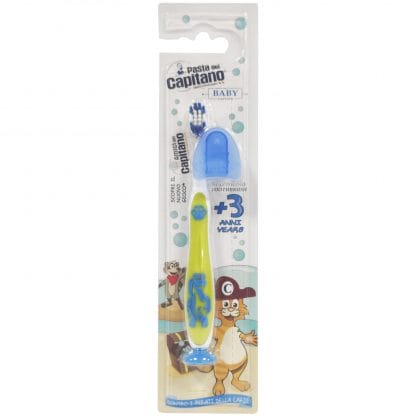 Pasta Del Capitano Junior Toothbrush Παιδική Οδοντόβουρτσα Από 3 Ετών 1 Τεμάχιο - λαχανί