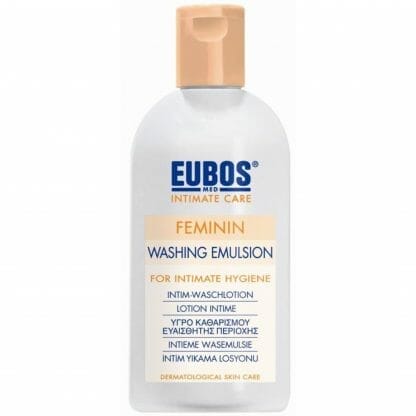 Eubos Feminin Liquid Washng Emulsion Απαλό Υγρό για τον Καθημερινό Καθαρισμό και την Περιποίηση της Ευαίσθητης Περιοχής 200ml