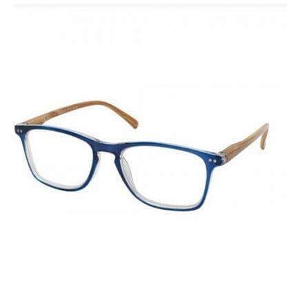 Eyelead Γυαλιά Διαβάσματος Unisex Μπλε Κοκκάλινο με Ξύλινο Βραχίονα E212 - 1,25
