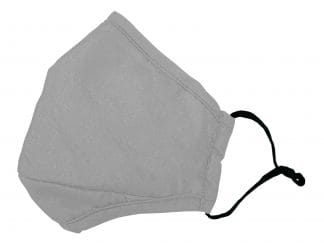 Classic C Mask Υφασμάτινη Μάσκα Πολλαπλών Χρήσεων με Ρυθμιζόμενη Ζώνη Αυτιού 1 Τεμάχιο - γκρι