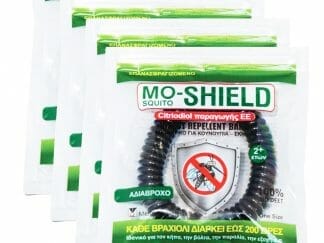 Menarini Πακέτο Προσφοράς Mo-Shield Απωθητικό Βραχιόλι για Κουνούπια, Σκνίπες σε Διάφορα Χρώματα 2+2 Δώρο