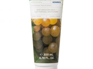 Korres Santorini Grape Body Smoothing Milk Ενυδατικό Γαλάκτωμα Σώματος με Φρέσκο, Φρουτώδες Άρωμα Αμπέλι Σαντορίνης 200ml